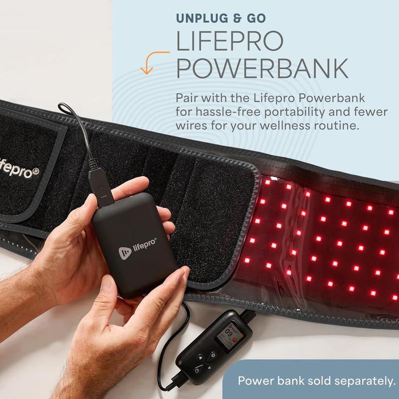 Lifepro Allevared Pro – Heated LED & Vibration Belt for Daily Comfort, Relaxation & Recovery