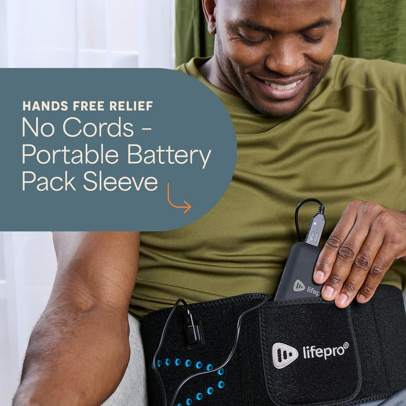 Lifepro Allevared Pro – Heated LED & Vibration Belt for Daily Comfort, Relaxation & Recovery