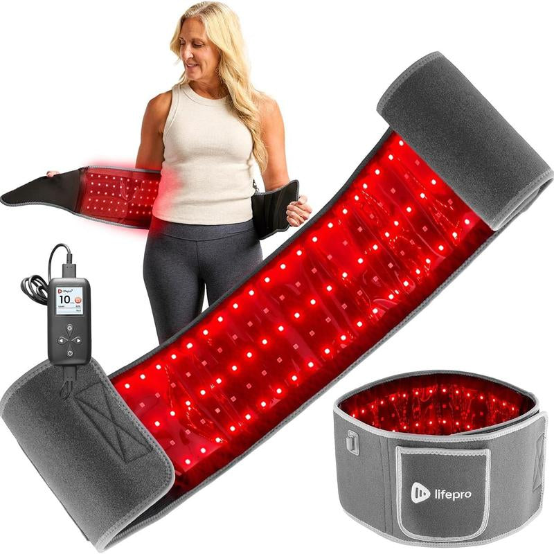 Lifepro Allevared Pro – Heated LED & Vibration Belt for Daily Comfort, Relaxation & Recovery